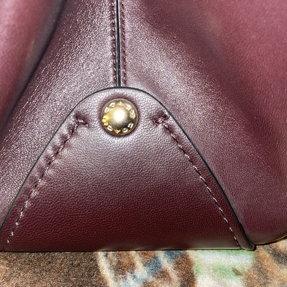 $25 ENTRY Nov GIVEAWAY Coach leather quilted oxblood  crossbody Entry only - Picture 8 of 16